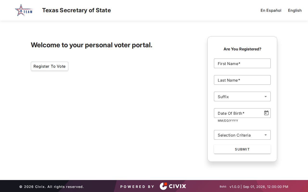 Weatherford residents directory Texas My Voter Portal